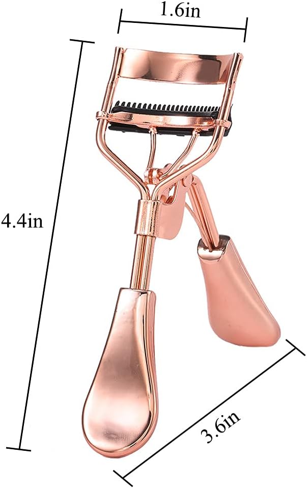 Eyelash Curler with Comb & 2 Refill Pads