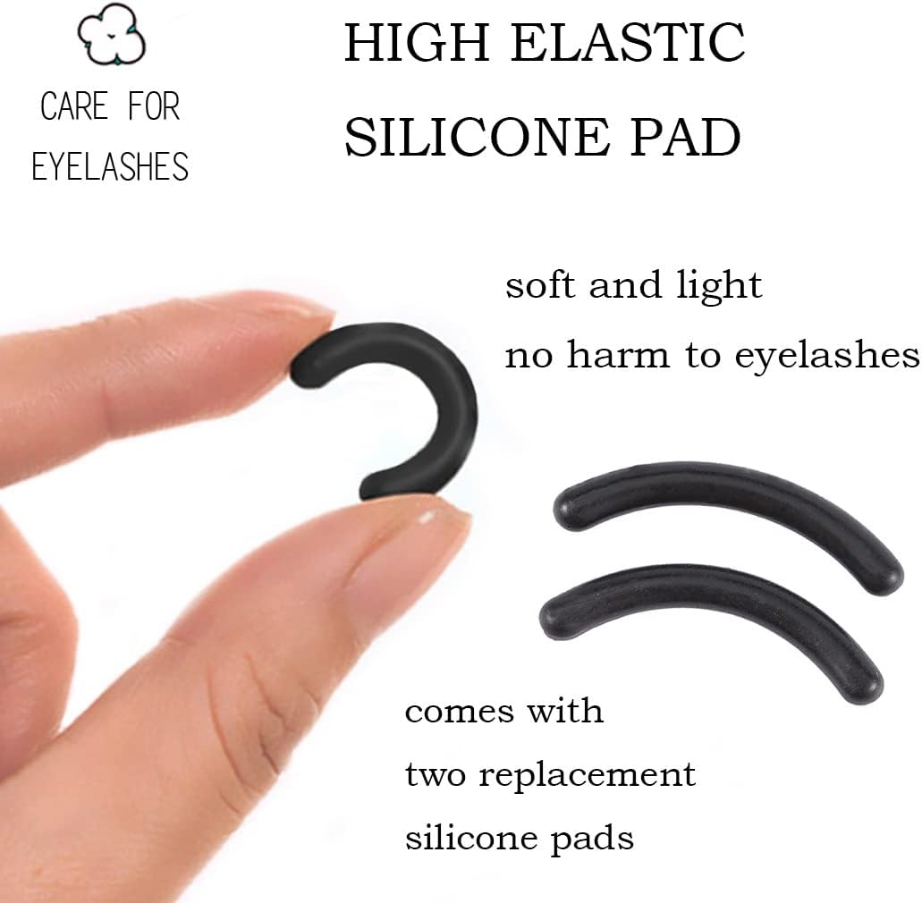 Eyelash Curler with Comb & 2 Refill Pads